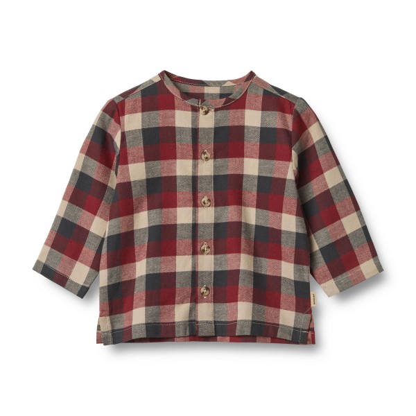 Wheat - Skjorte - Shelby - Red Blue Check