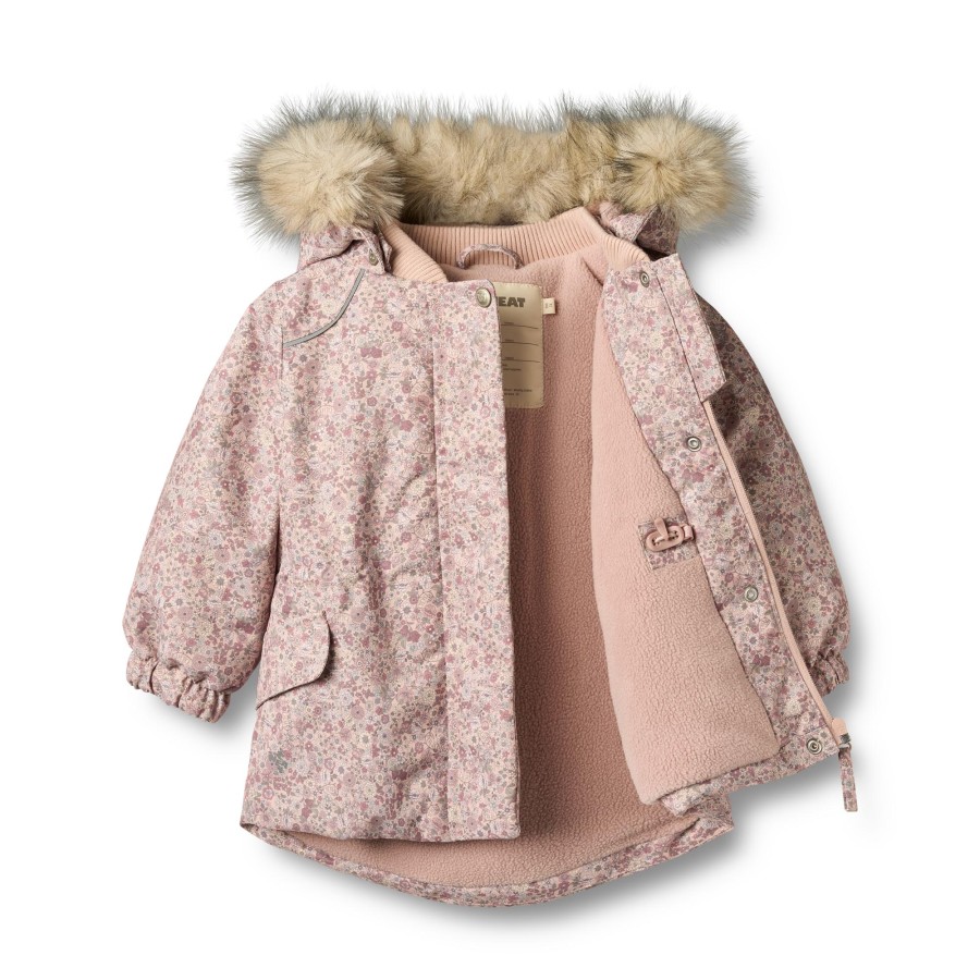 Wheat - Vinterjakke - Mathilde - Rose Dust Flowers - Billede 3