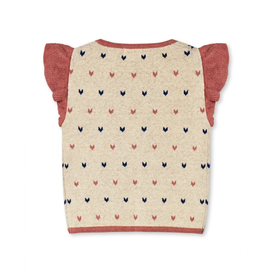 FLIINK - Vest - Nova Multi Heart - Sandshell - Billede 2