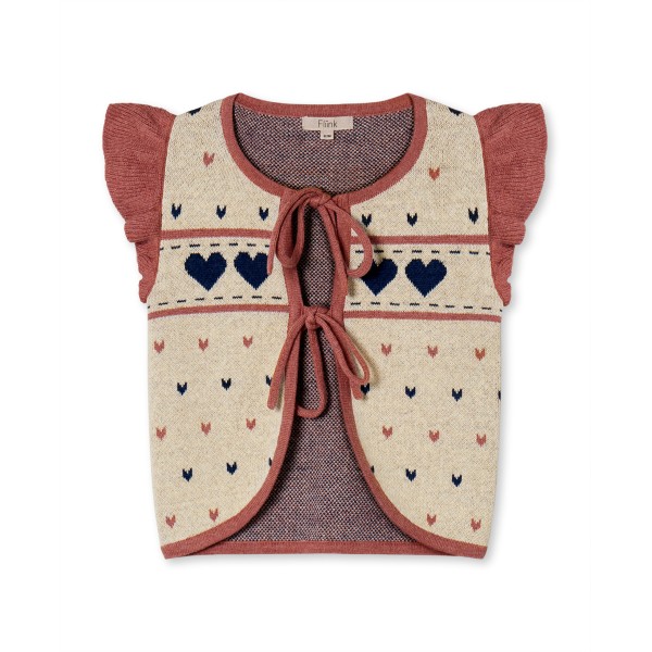 FLIINK - Vest - Nova Multi Heart - Sandshell