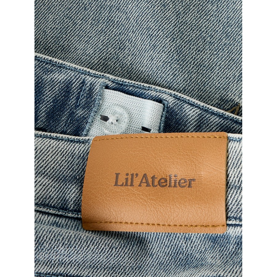 Lil' Atelier - Jeans - Darlee Doa - Medium Blue Denim Flower - Billede 2