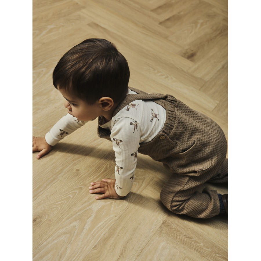 Lil' Atelier - Sweat Overall - London - Sepia Tint - Billede 3