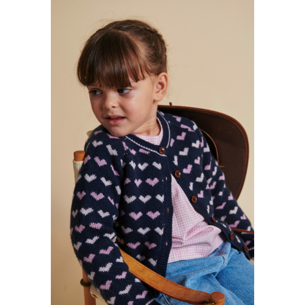 Cardigan i merinould