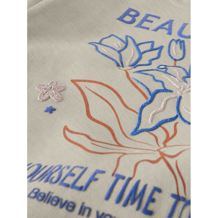 Name It - Sweatshirt - Noel - Peyote Melange - Billede 4