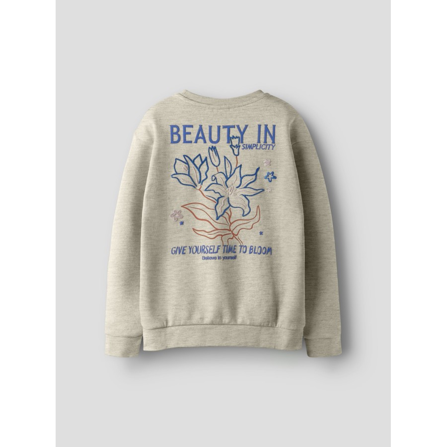 Name It - Sweatshirt - Noel - Peyote Melange - Billede 3