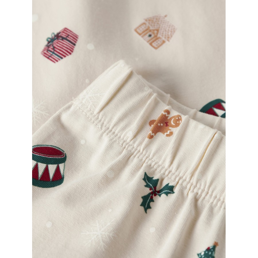 Name It - Julenattøj - Vismas - Whitecap Gray Xmas AOP - Billede 6