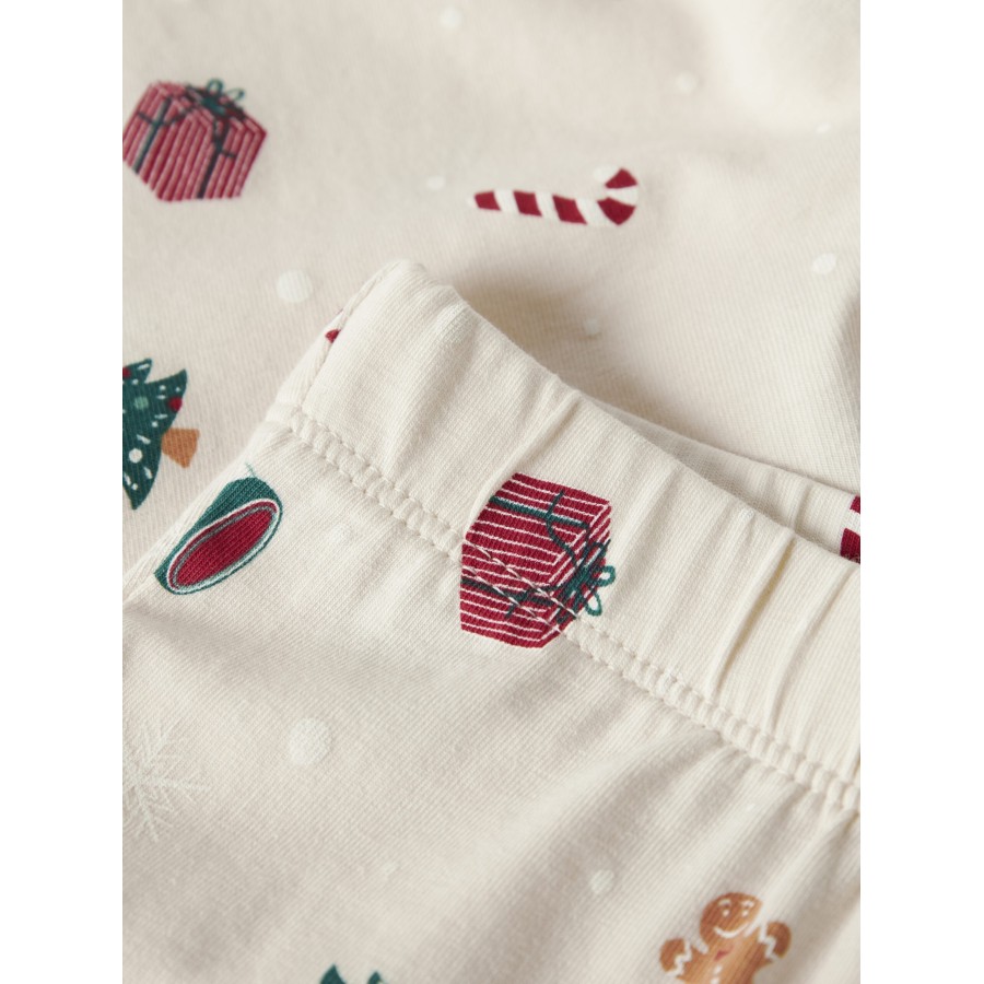 Name It - Julenattøj - Mini - Vismas - Whitecap Gray Xmas AOP - Billede 4