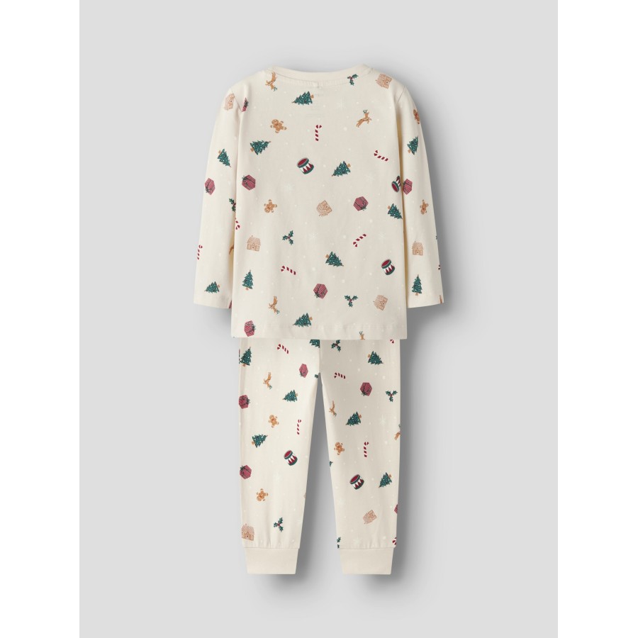 Name It - Julenattøj - Mini - Vismas - Whitecap Gray Xmas AOP - Billede 2