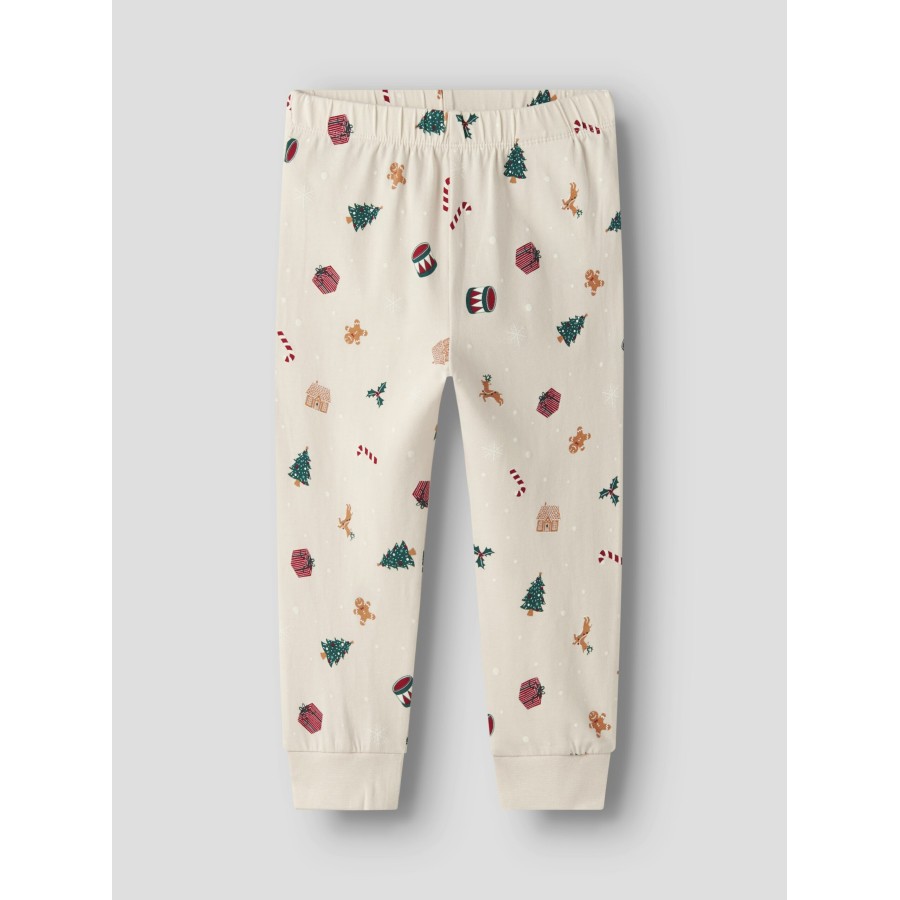 Name It - Julenattøj - Mini - Vismas - Whitecap Gray Xmas AOP - Billede 3