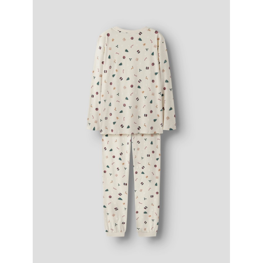 Name It - Voksen julenattøj - Vismas - Whitecap Gray Xmas AOP - Billede 3