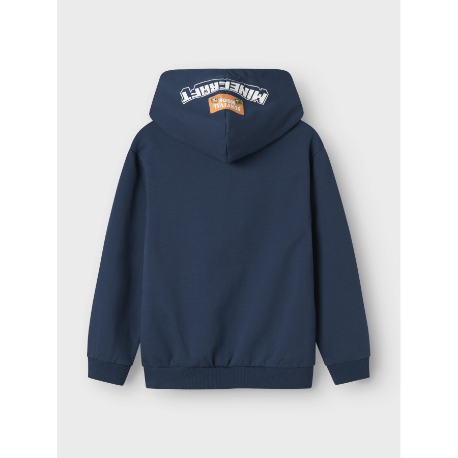 Name It - Hoodie - Saag Minecraft - Insignia Blue - Billede 2