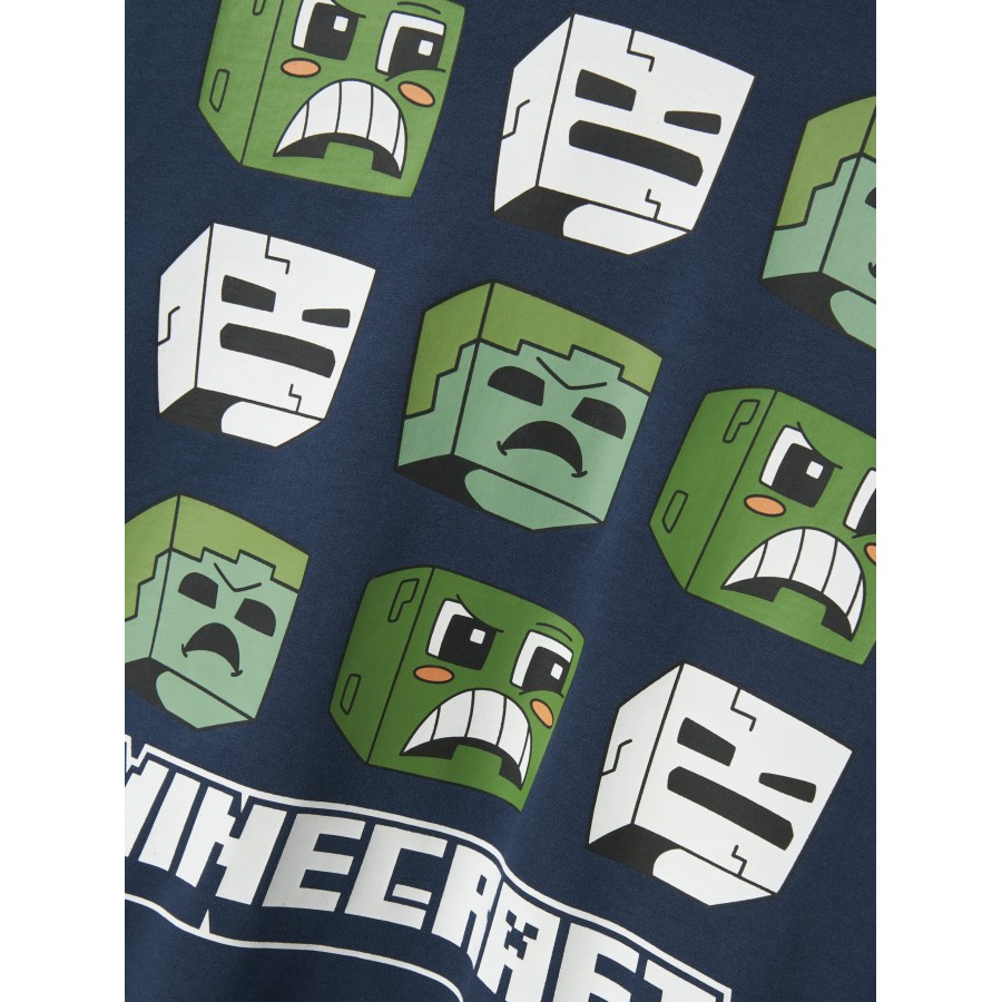 Name It - Hoodie - Saag Minecraft - Insignia Blue - Billede 3