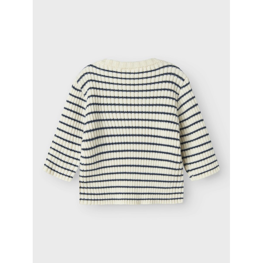Name It - Strik - Ostripe - Insignia Blue Cloud Dancer - Billede 2