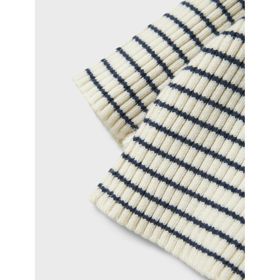 Name It - Strik - Ostripe - Insignia Blue Cloud Dancer - Billede 3