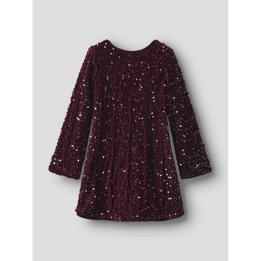 Name It - Kjole - Rusitta - Burgundy Black Bow - Billede 4