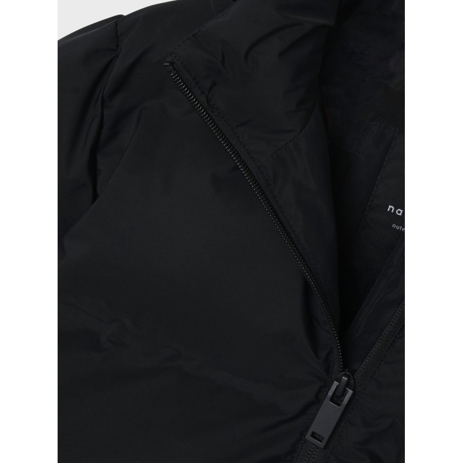Name It - Puffer Vinterjakke - Musk - Black - Billede 3