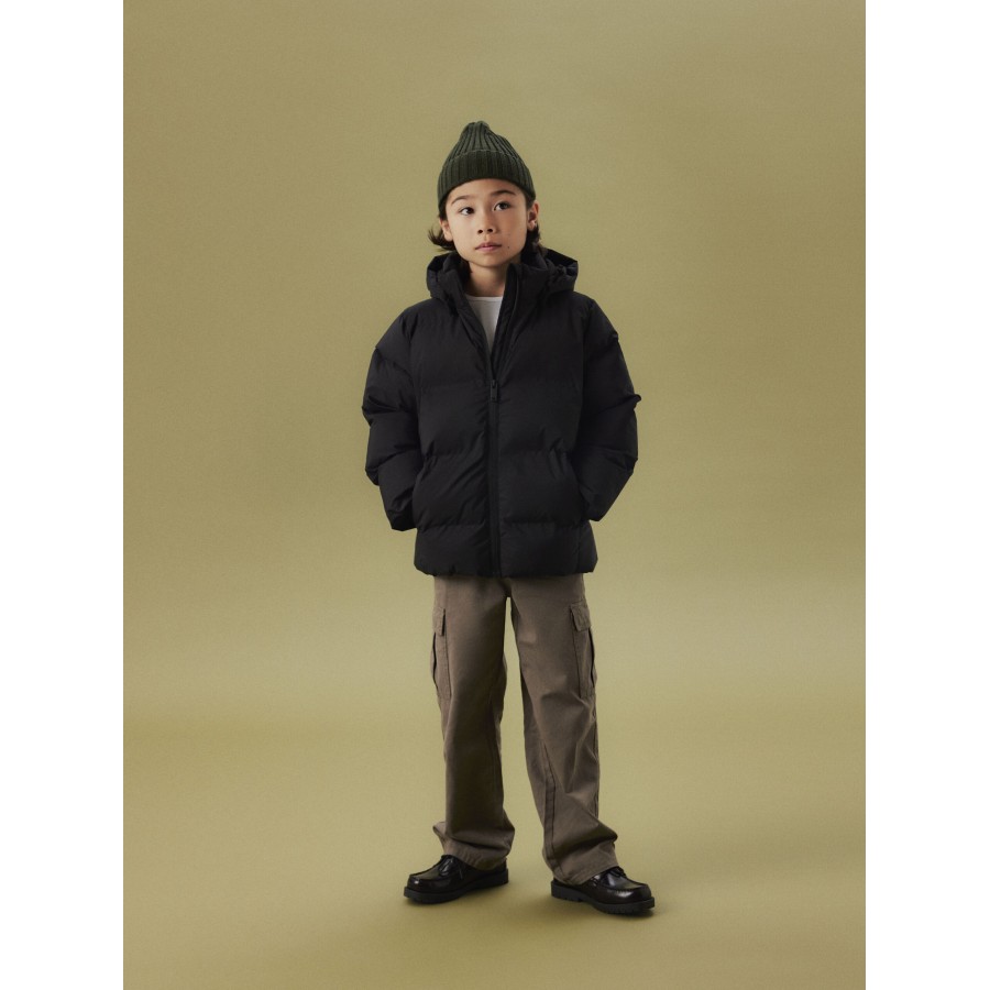 Name It - Puffer Vinterjakke - Musk - Black - Billede 5