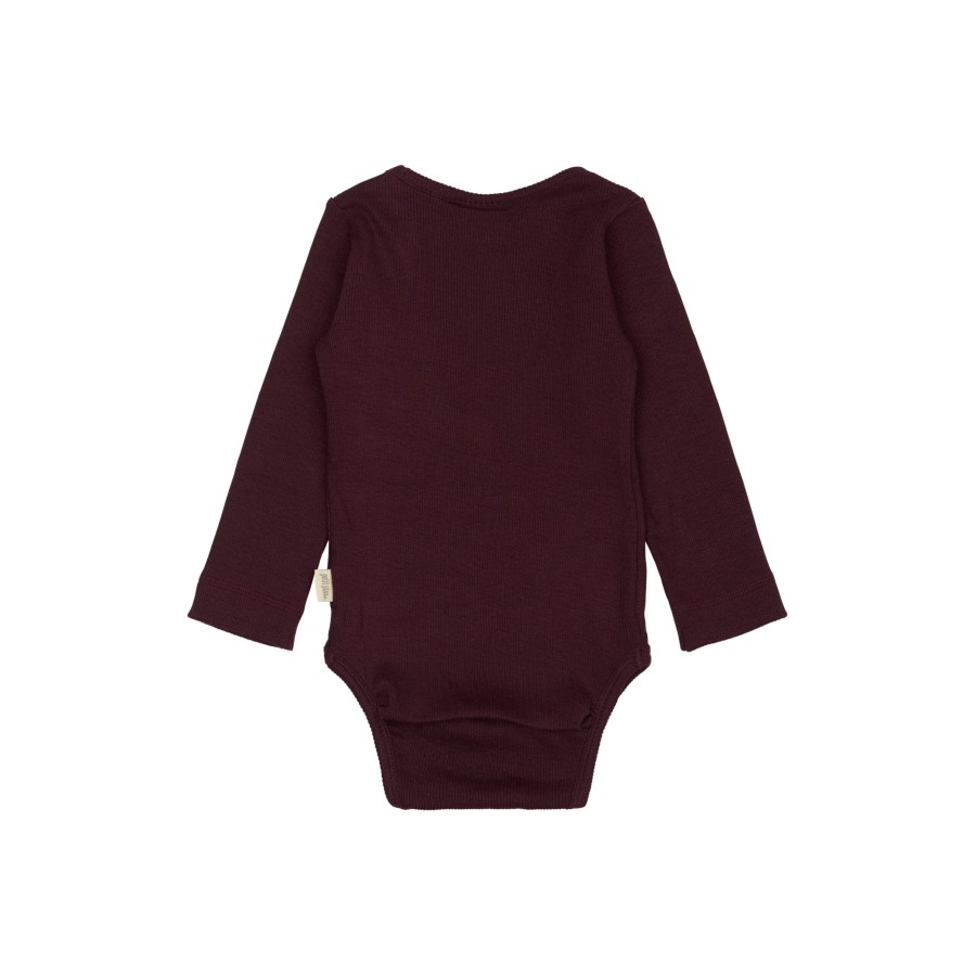 Petit Piao - Body - Modal Rib - Dark Grape - Billede 2