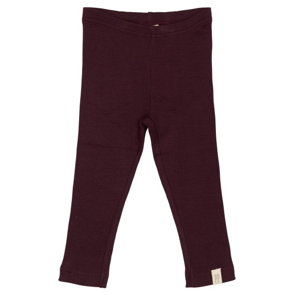 Petit Piao - Leggings - Modal Rib - Dark Grape