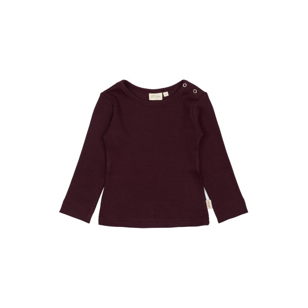 Petit Piao - Bluse - Modal Rib - Dark Grape