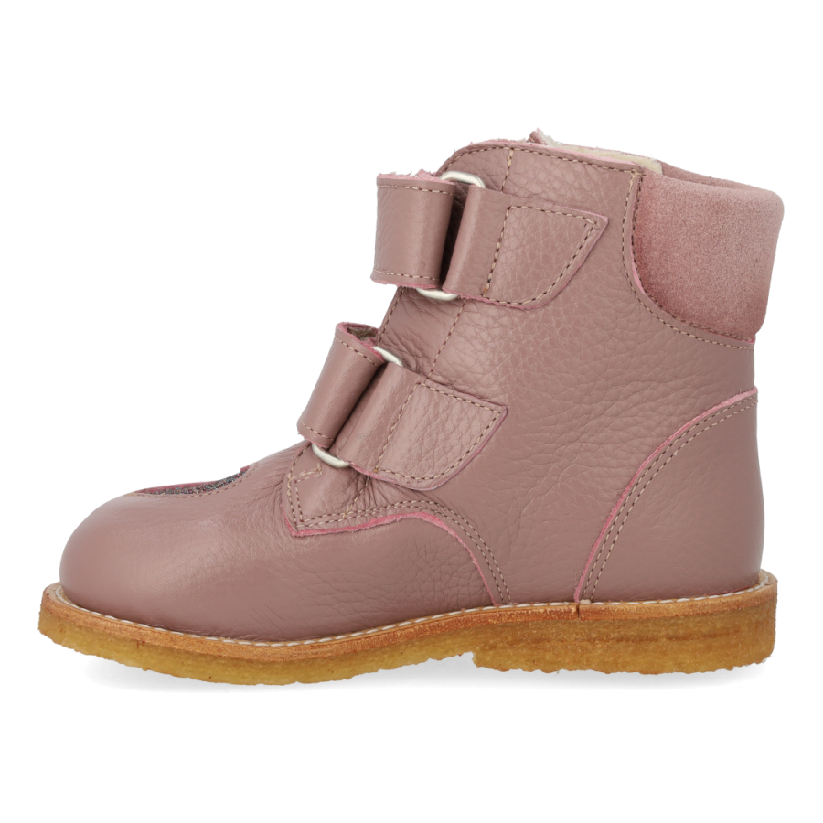 Angulus - TEX Vinterstøvle med hjerte - Faded Rose Multi - Billede 2