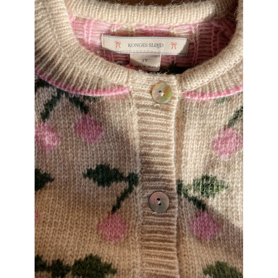 Konges Sløjd - Cardigan - Belou - Cherry - Billede 4