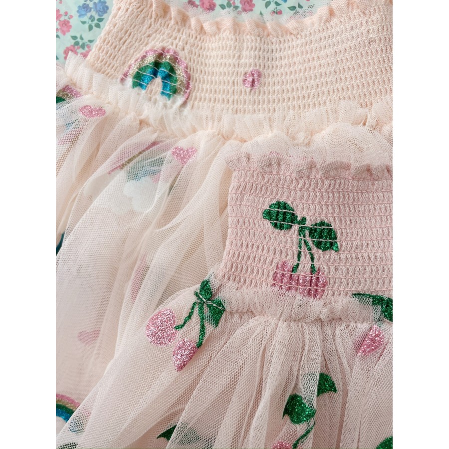 Konges Sløjd - Nederdel - Tullie Smock - Ma Grande Cerise Pink - Billede 4