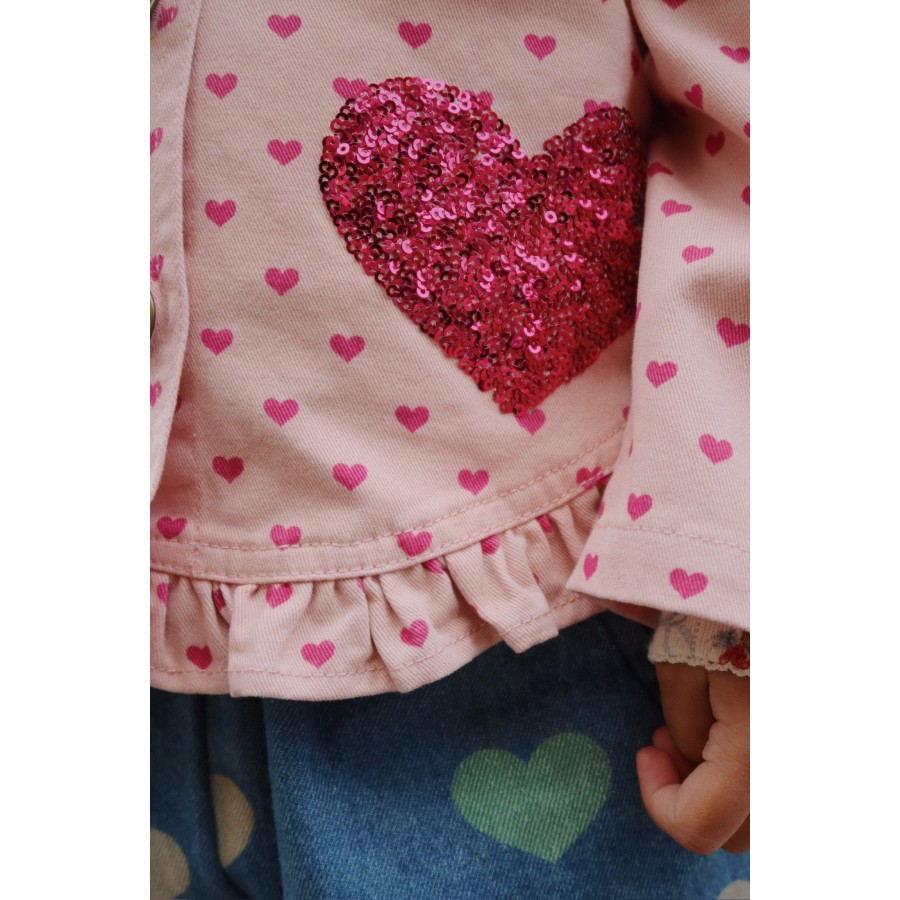 Konges Sløjd - Skjorte Jakke - Nola Sequin - Berry Coeur - Billede 6