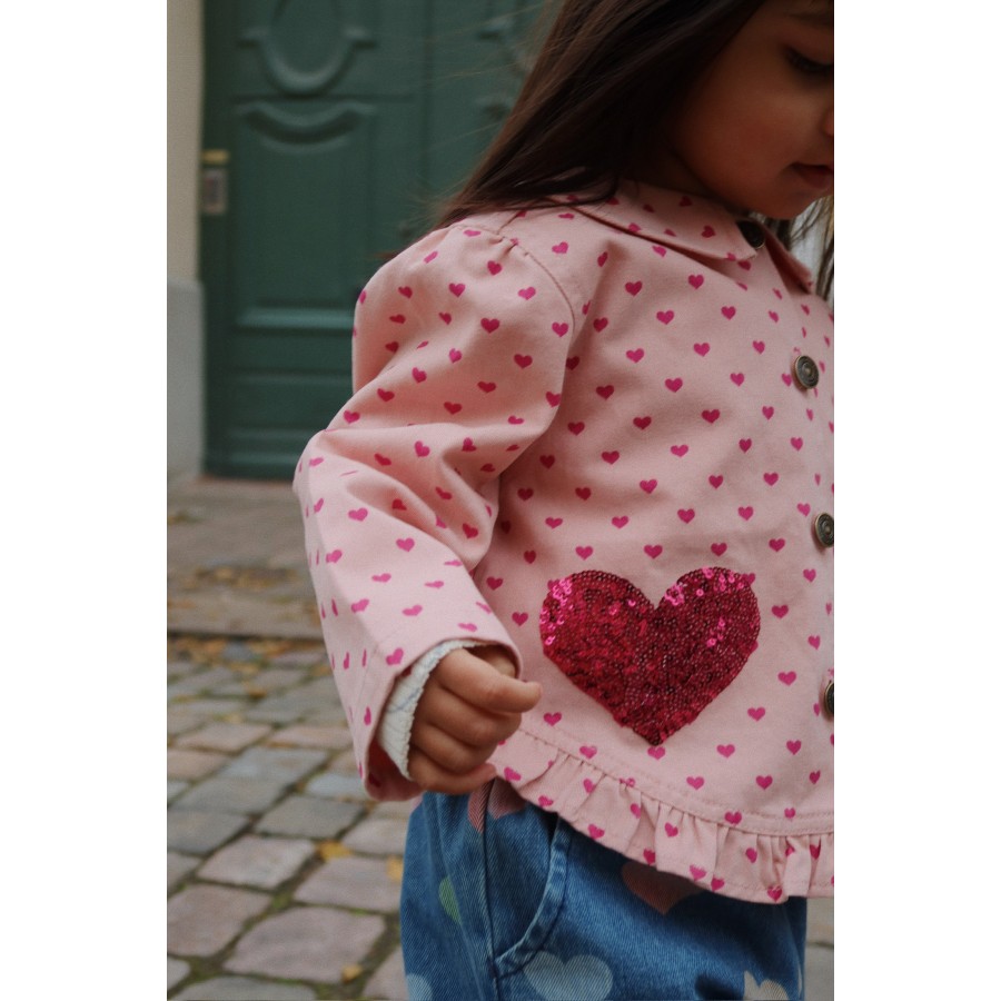 Konges Sløjd - Skjorte Jakke - Nola Sequin - Berry Coeur