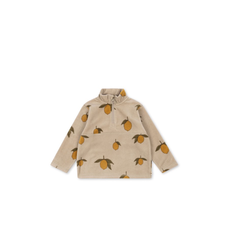 Konges Sløjd - Fleece Sweatshirt - Tavi - Mon Grand Citron
