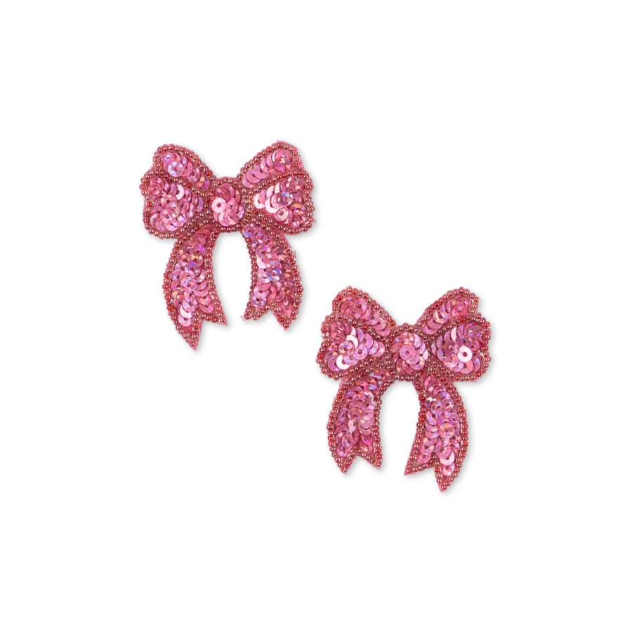 Konges Sløjd - 2-pak - Hårclips - Sequin Bow - Rapture Rose - Billede 2