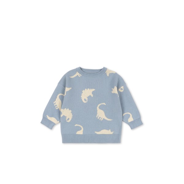 Konges Sløjd - Strik Bluse - Lapis - Dino Mist
