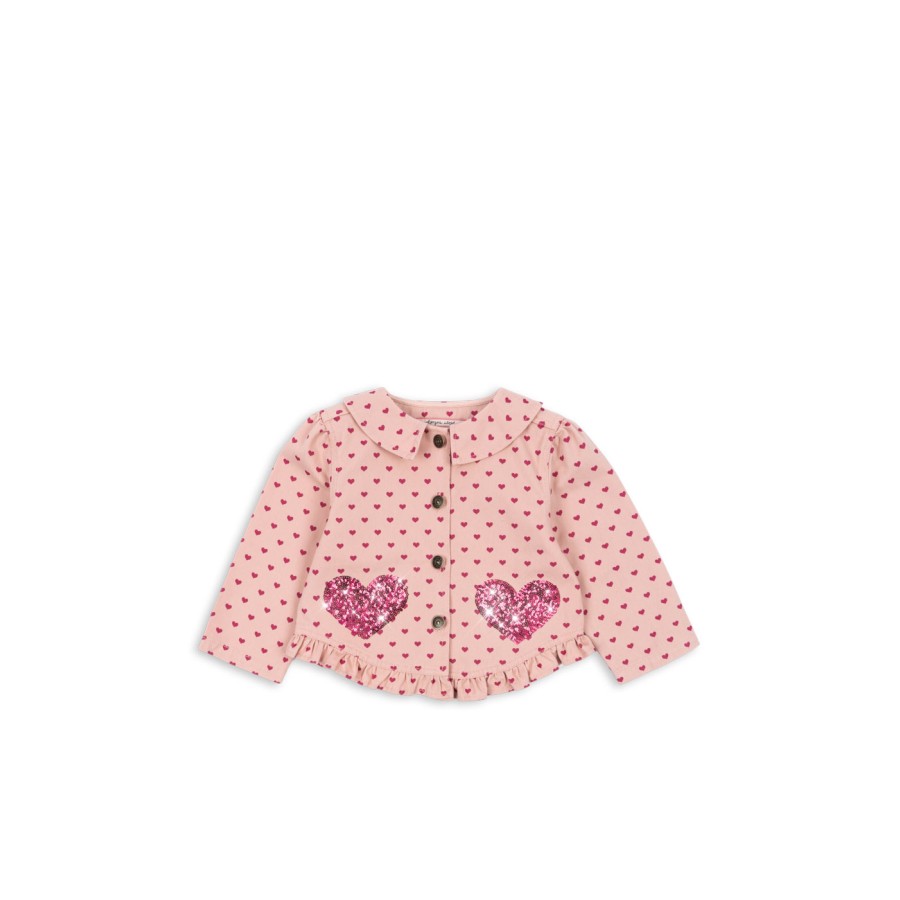 Konges Sløjd - Skjorte Jakke - Nola Sequin - Berry Coeur - Billede 4