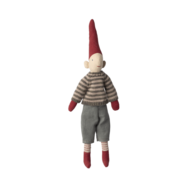 Maileg - Pixy Nisse - Str. 1 - Dreng Strikket Sweater
