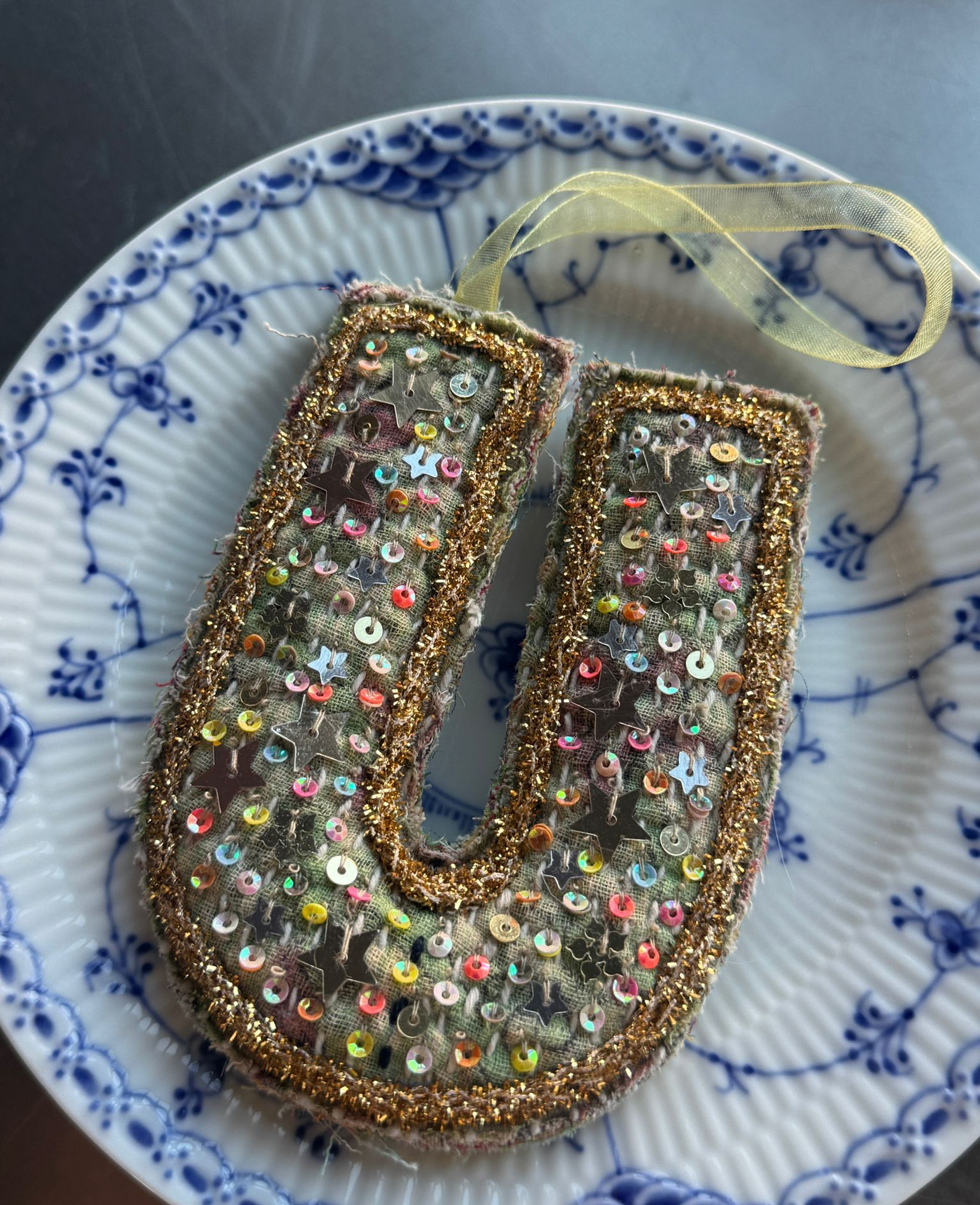 Sissel Edelbo - Bogstav Ornament - Vintage Kantha - Billede 10