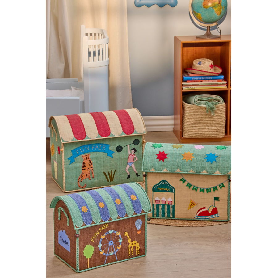 Rice - Opbevaringskurv - Fun Fair Mint - Lille - Billede 3