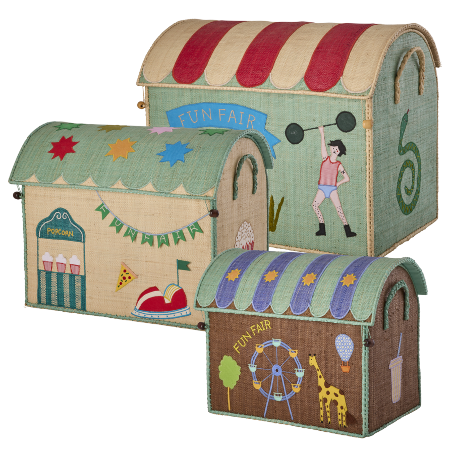 Rice - Opbevaringskurv - Fun Fair Mint - Lille - Billede 2