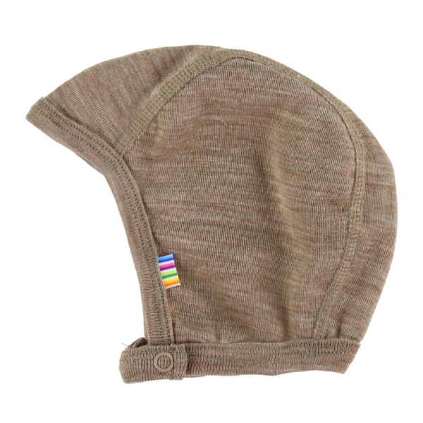 Joha - Hjelmhue - 1-lags - Merinould og silke - Beige Melange 16359