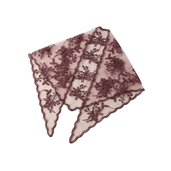 By Stær - Blonde Tørklæde - Hirse - Lys Bordeaux