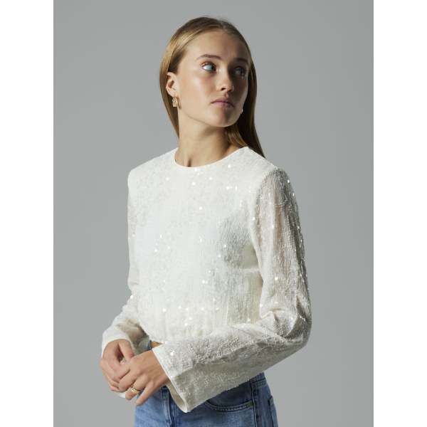 LMTD - Bluse - Risianna - White Alyssum