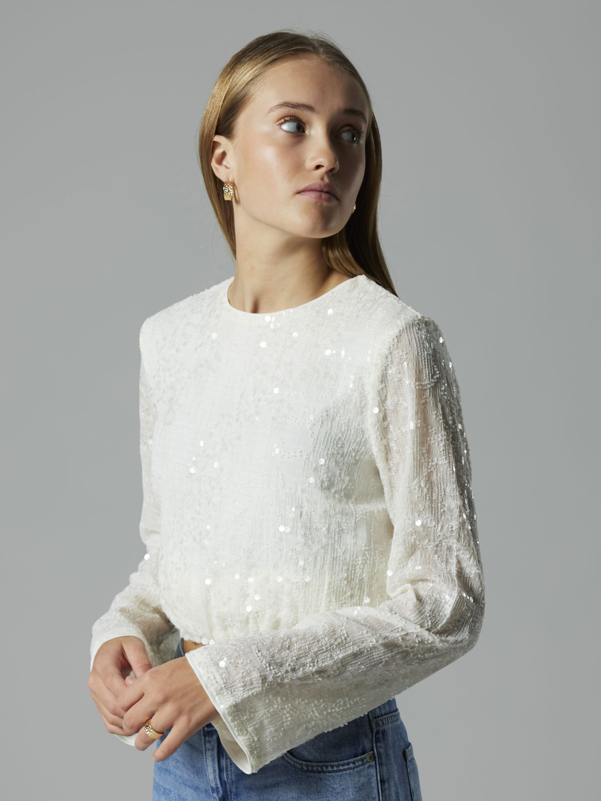 LMTD - Bluse - Risianna - White Alyssum