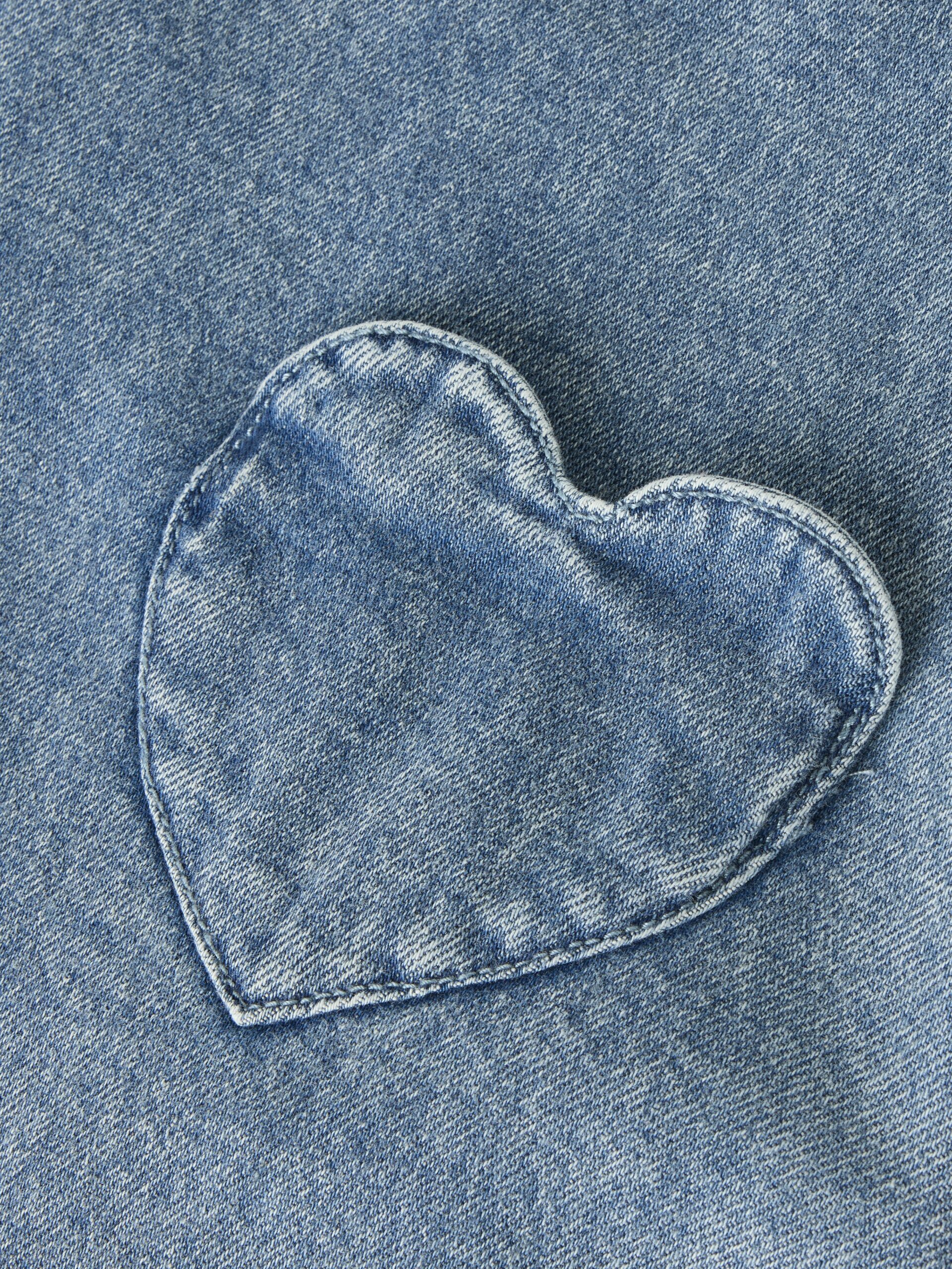 Lil' Atelier - Spencer Kjole - Lulia - Medium Blue Denim - Billede 2