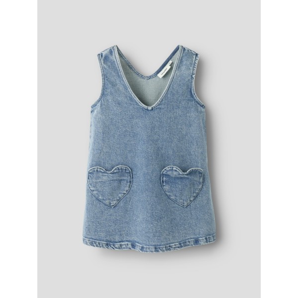 Lil' Atelier - Spencer Kjole - Lulia - Medium Blue Denim