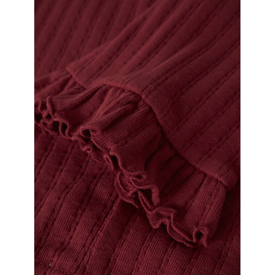 Lil' Atelier - Leggings - Rita - Red Dahlia - Billede 3