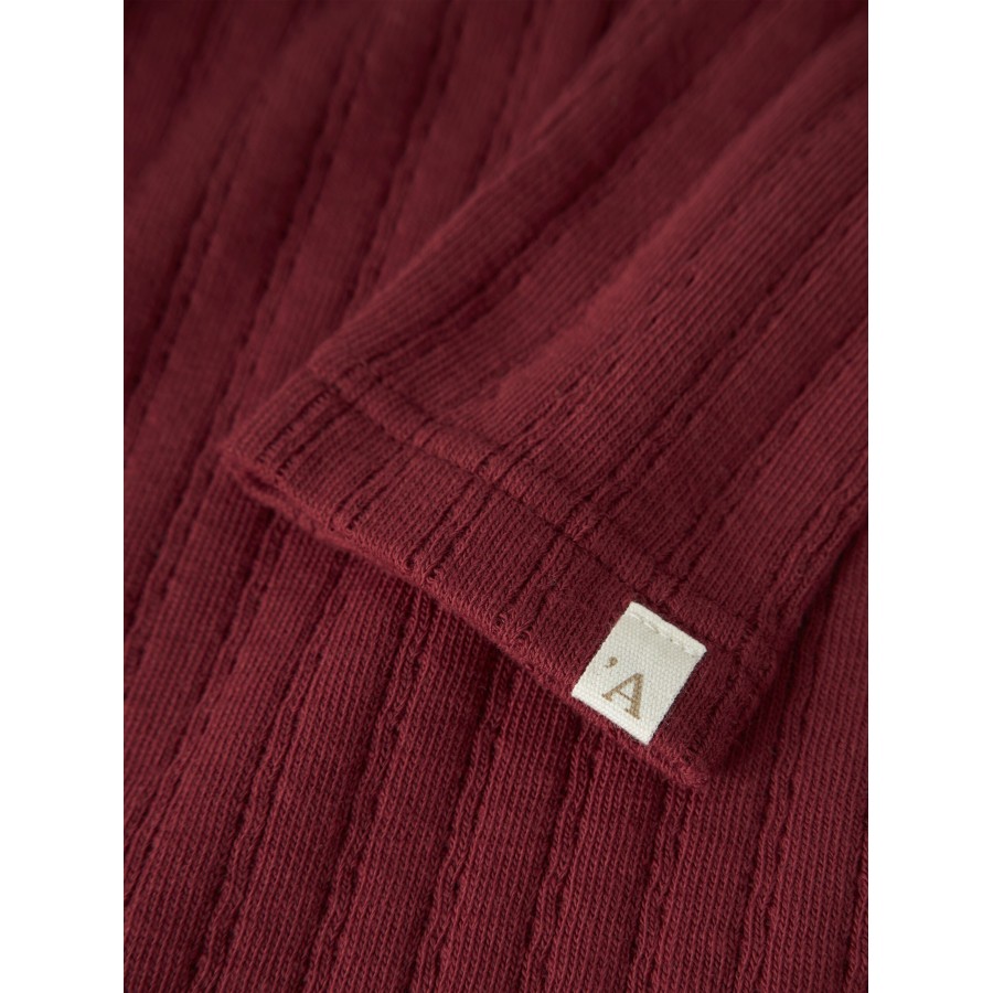 Lil' Atelier - Bluse - Rita - Red Dahlia - Billede 3