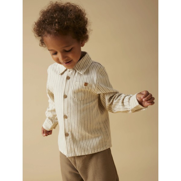 Lil' Atelier - Skjorte - Felixo - Turtledove Sepia Tint