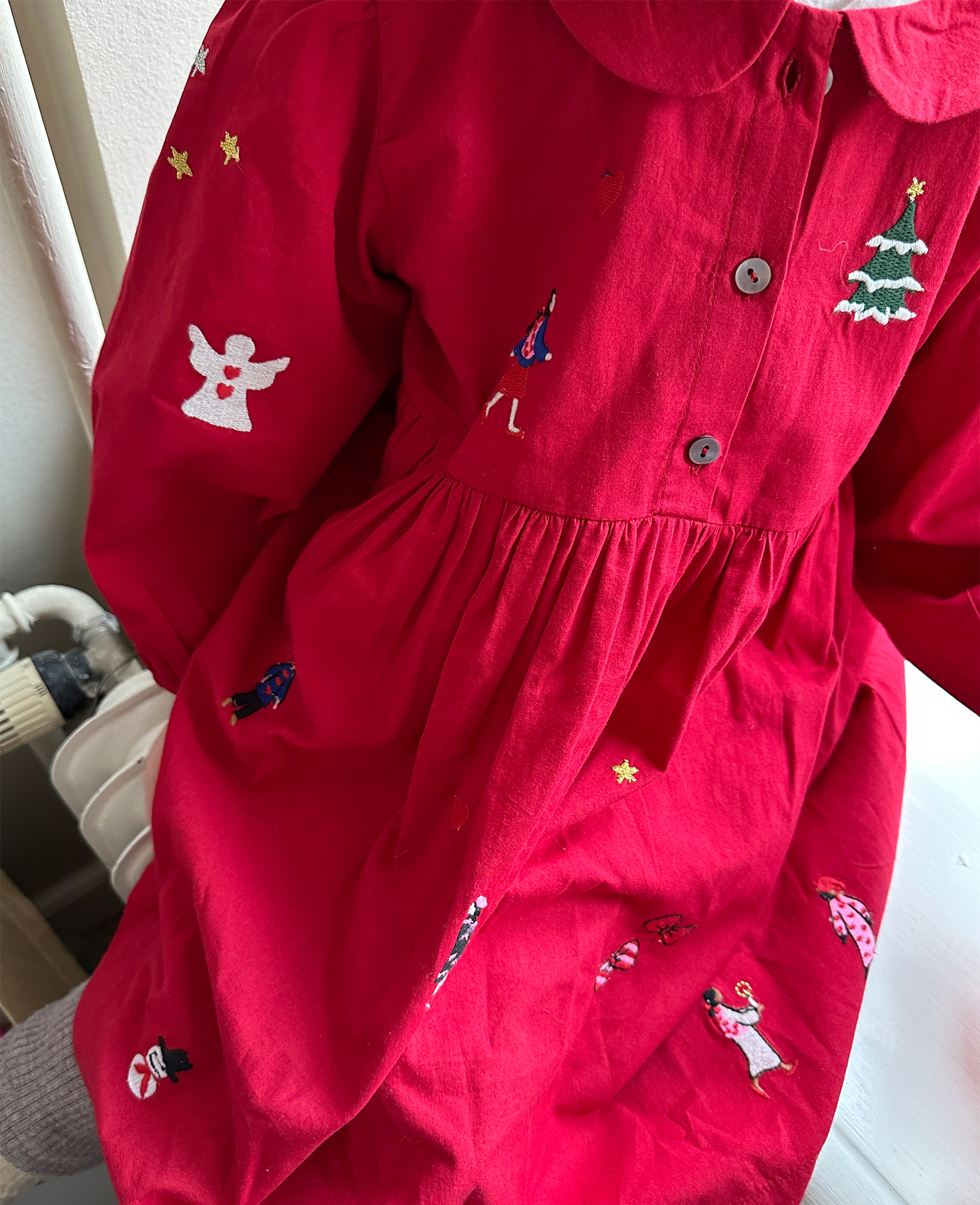 Sissel Edelbo - Kjole - Luna Mini - Chili Pepper - Billede 3