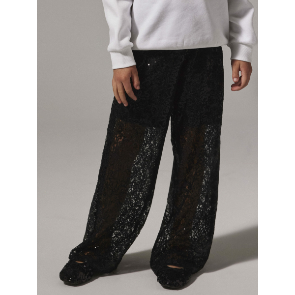 Name It - Buks - Rokia Wide Lace - Black