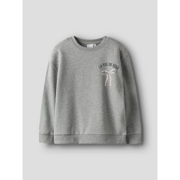 Name It - Sweatshirt - Rastin - Grey Melange