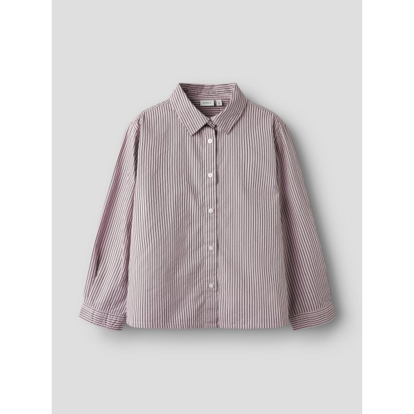 Name It - Skjorte - Svala - Keepsake Lilac Burgundy